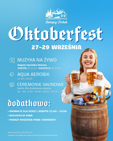 Oktoberfest w Termach Gorący Potok