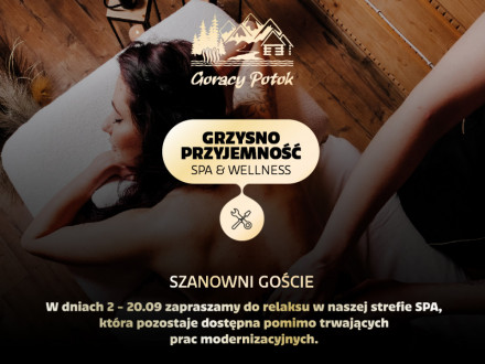 Informacja - Strefa SPA "Grzysno przyjemność"