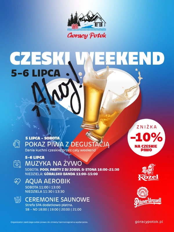 Czeski weekend w Termach Gorący Potok