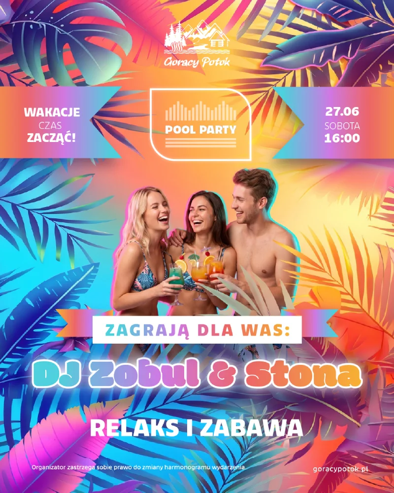 Rozpoczęcie wakacji w Termach Gorący Potok