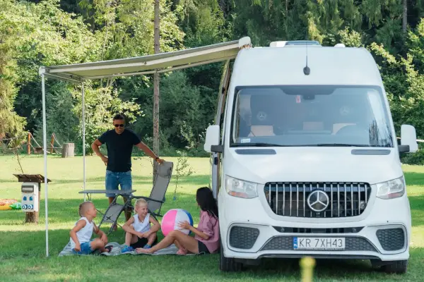 parcela kamperowa w Camp Gorący potok