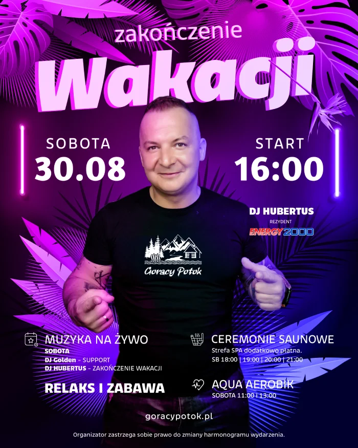 Zakończenie wakacji w Termach Gorący Potok