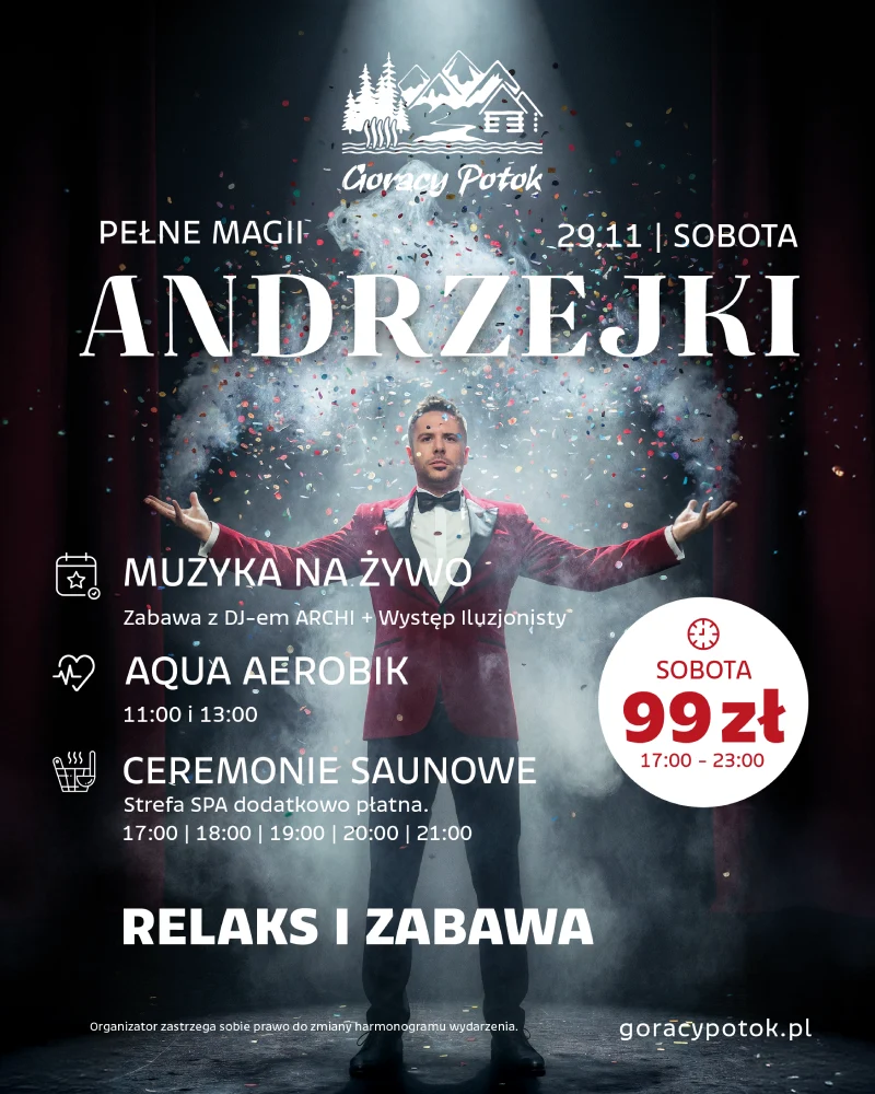 Andrzejki w Termach Gorący Potok