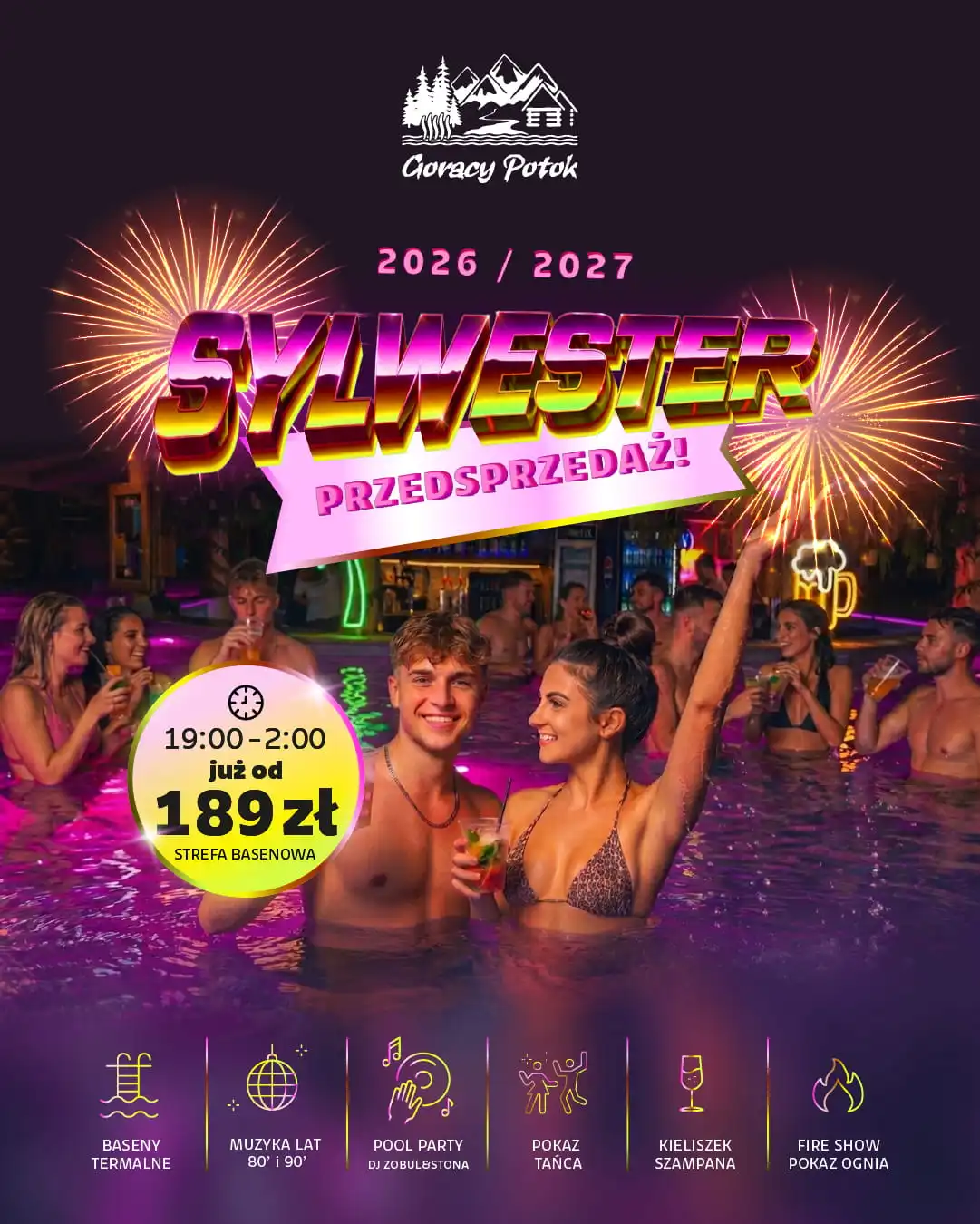 Sylwester 2026 w Termach Gorący Potok
