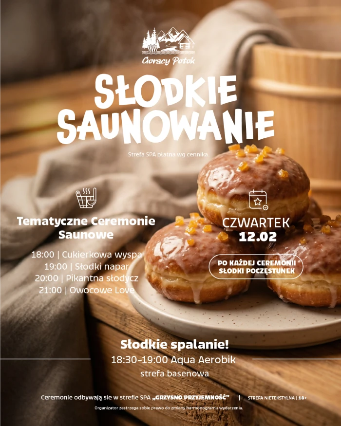 Słodkie ceremonie saunowe