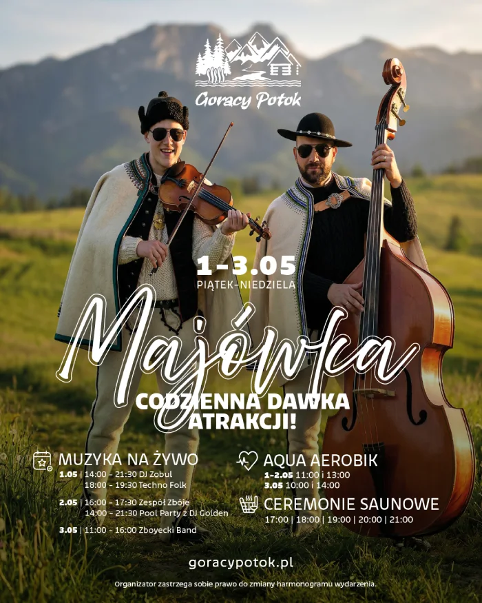 Majówka w Termach Gorący Potok