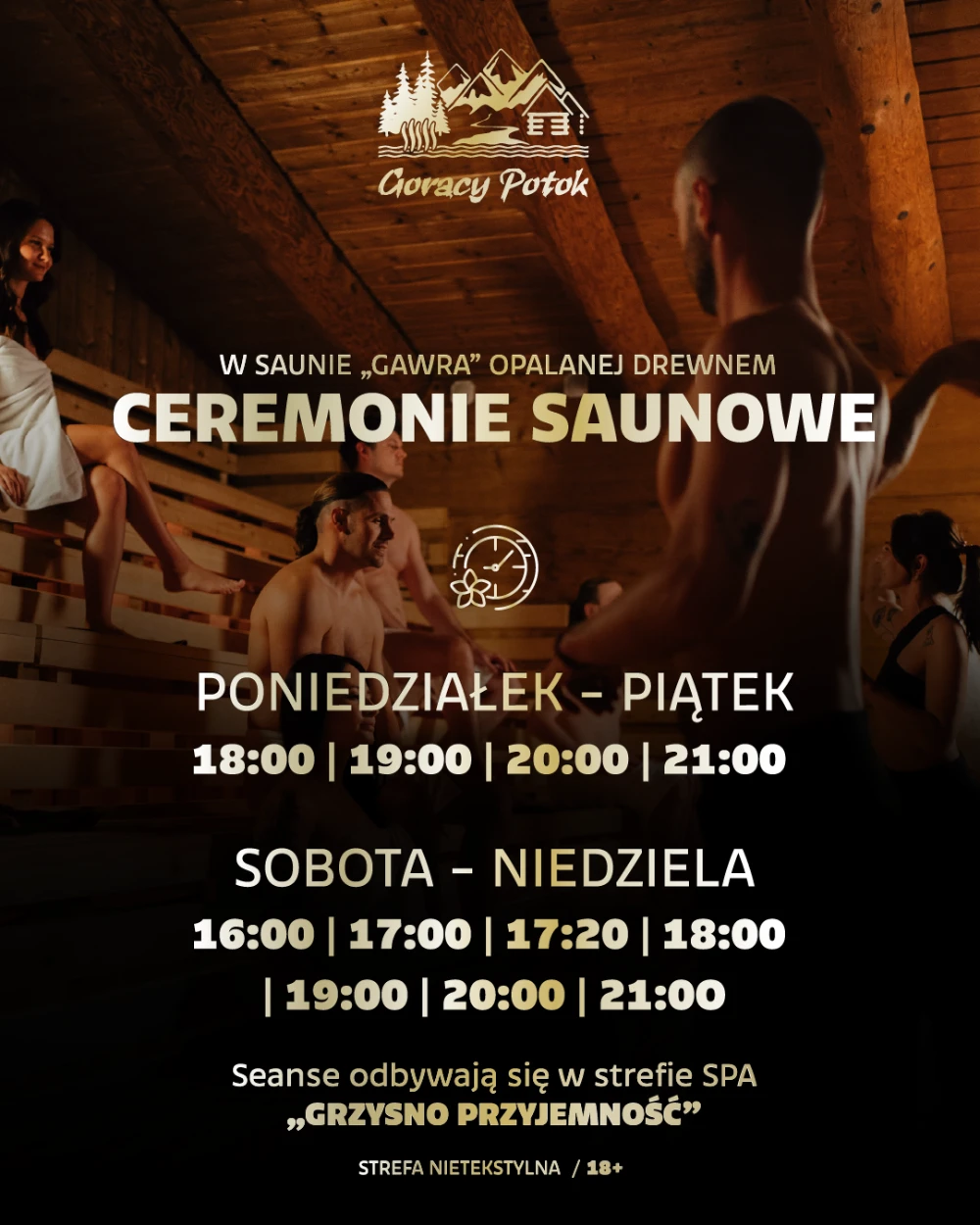 Jesienne ceremonie saunowe w Termach Gorący Potok