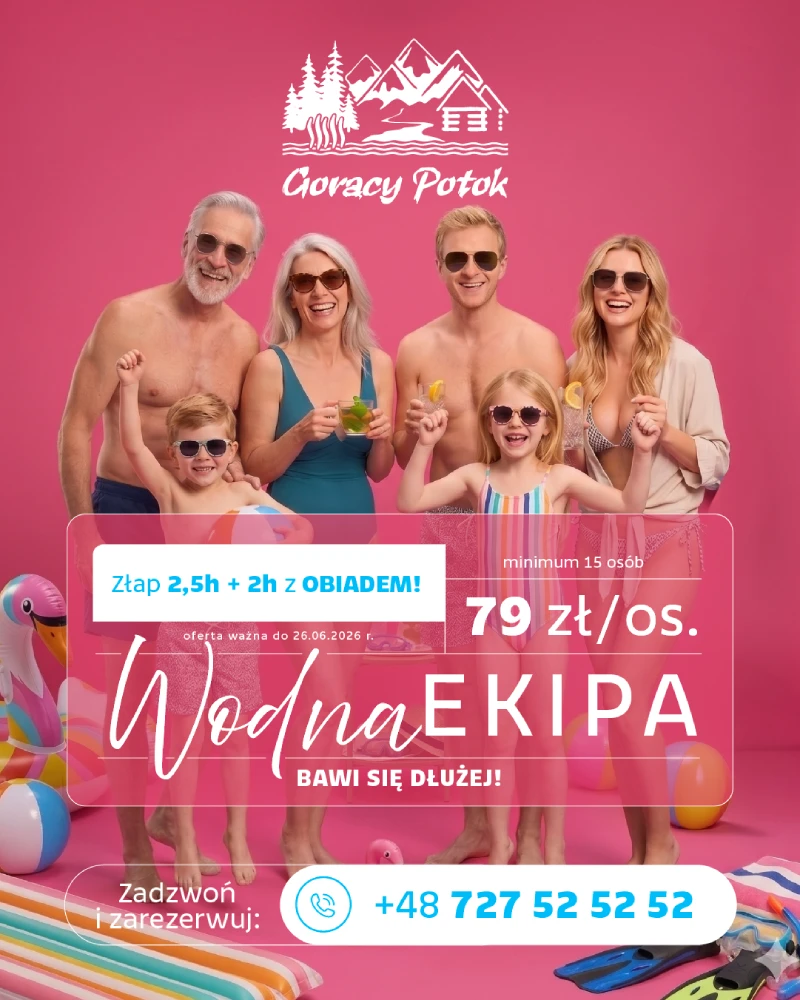 Wodna ekipa bawi się dłużej - nowa oferta grupowa