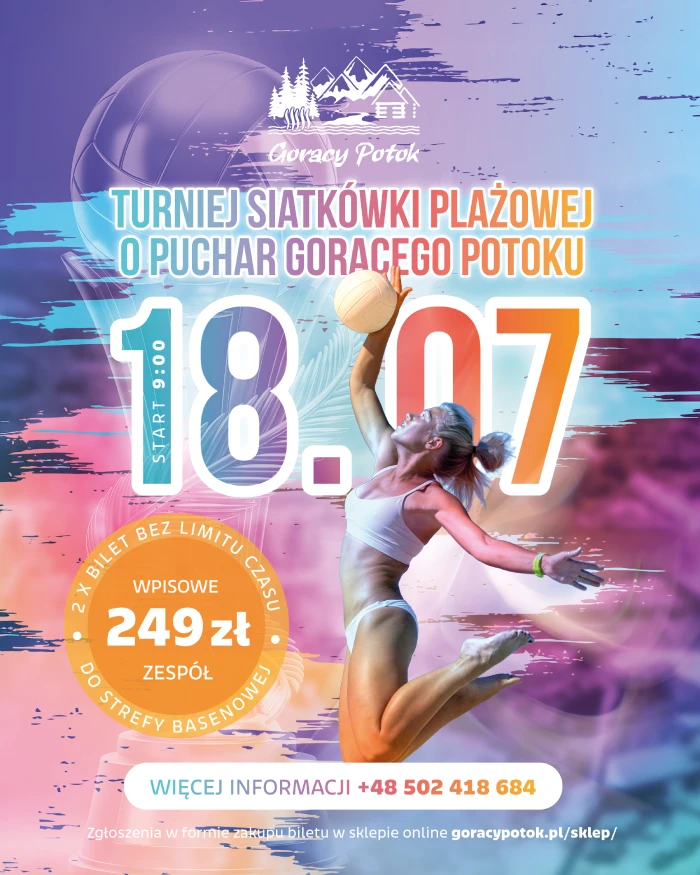 Turniej siatkówki plażowej o puchar Term Gorący Potok